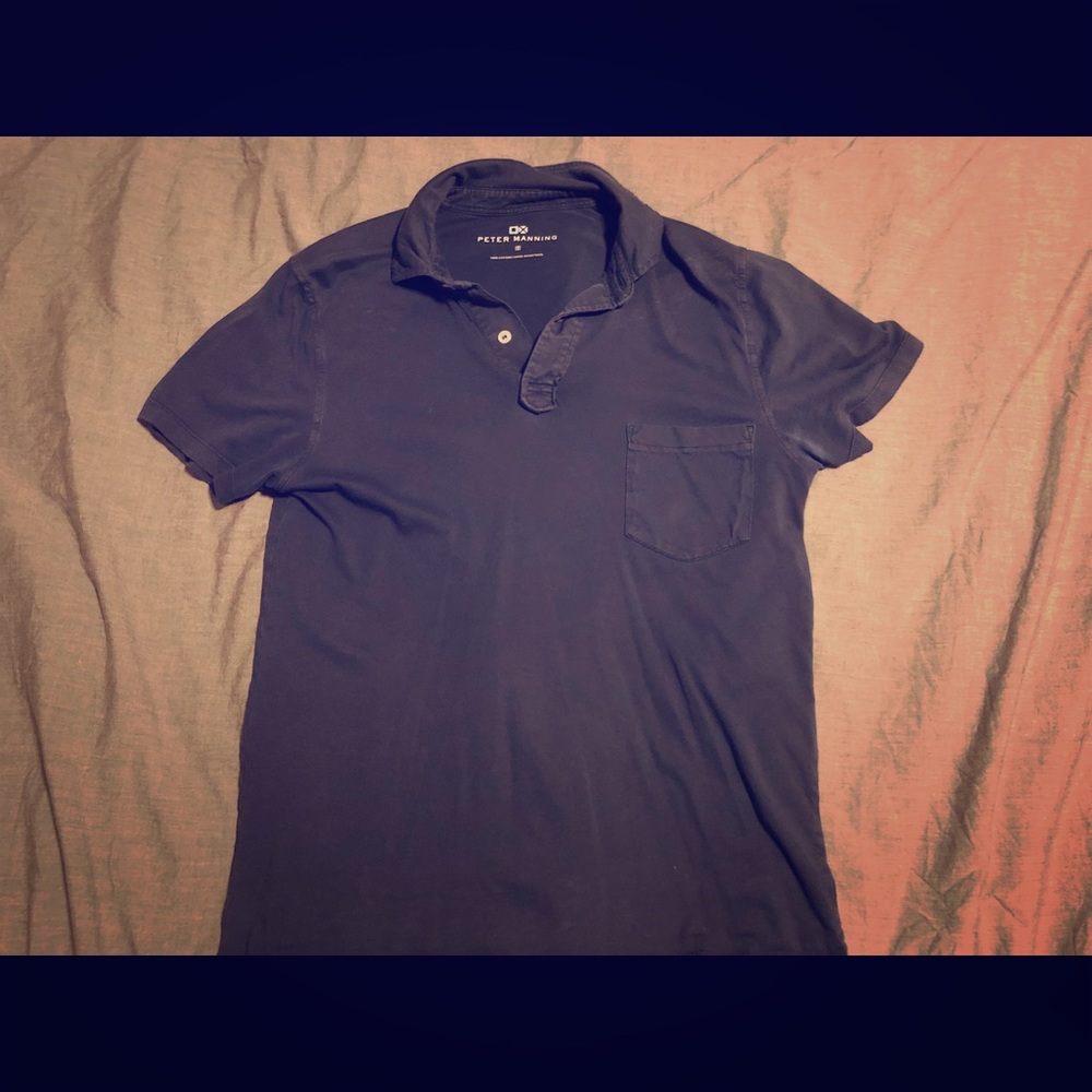 Peter Manning: 100% cotton polo shirt